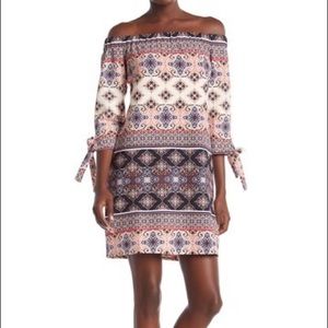Vince Camuto Off The Shoulder Shift Dress